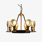 Cargar imagen en el visor de la Galería, 6-Light Chandelier 54cm