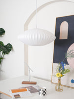 Bild in Gallery-Viewer laden, White Geometric Wire Swag Pendant Light