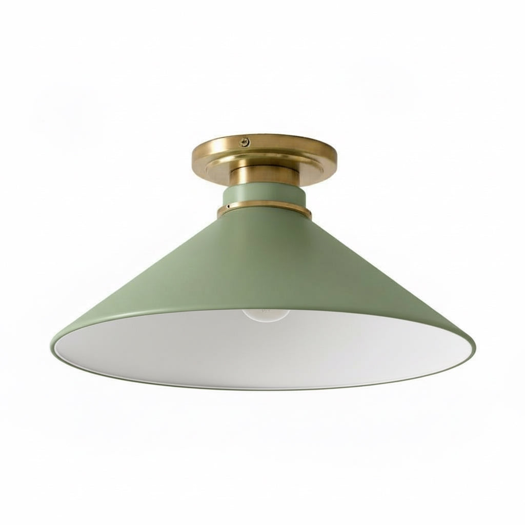 Aurenza Modern Industrial Flush Mount – Elegant Ceiling Lamp for Residential Interiors