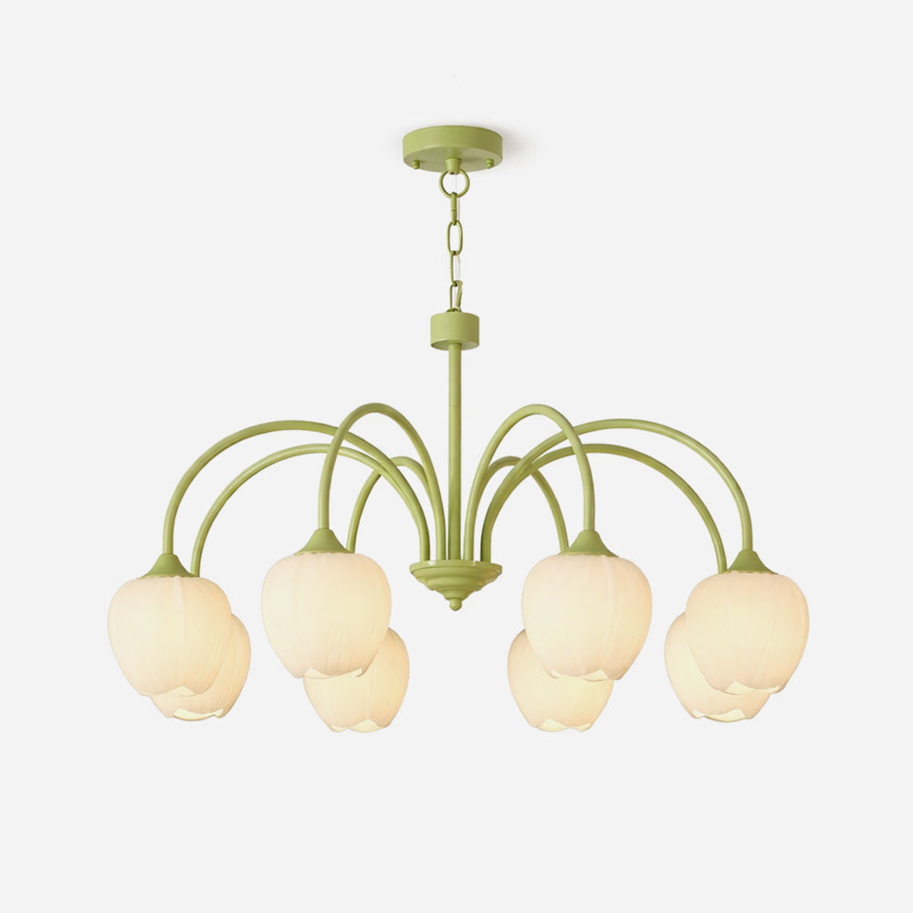 Tulip Matcha Kronleuchter