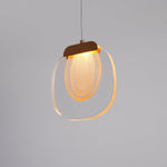 Bild in Gallery-Viewer laden, Clear Rippled Glass Plug-In Pendant