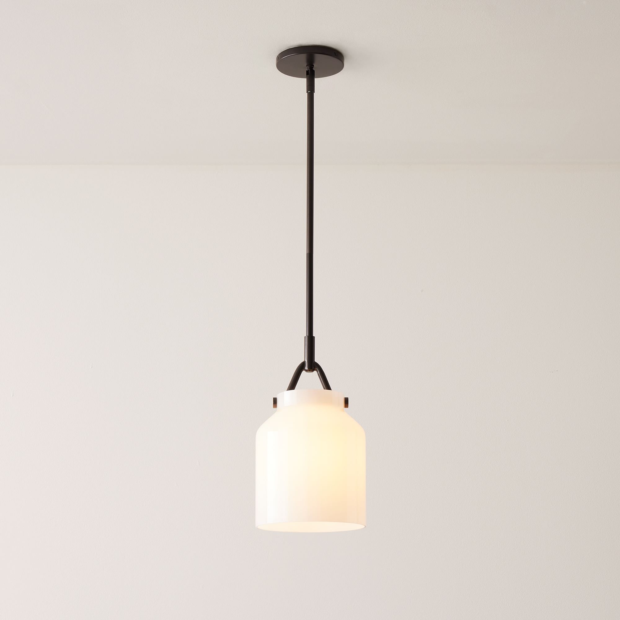 Hanton Nordic Metal Morandi Metal Pendant Light — Nordic Minimalist Fixture
