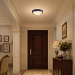 Cargar imagen en el visor de la Galería, Blue ceiling light casting warm light in an entryway