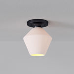 Load image into Gallery viewer, Merin Minimalist Sleek Geometric Glass Flushmount Light
