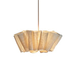 Load image into Gallery viewer, Nordic Linen Pleated  Fabric Pendant Light Lampshade
