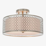 Load image into Gallery viewer, Modern 3 Light Mesh Design Ceiling Light - Dimmable for Living Room
