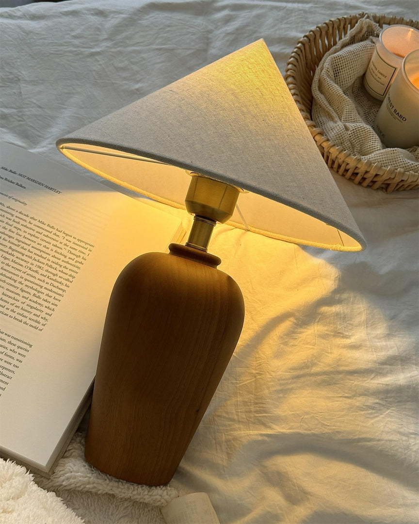 Lampe de table en bois Brayden