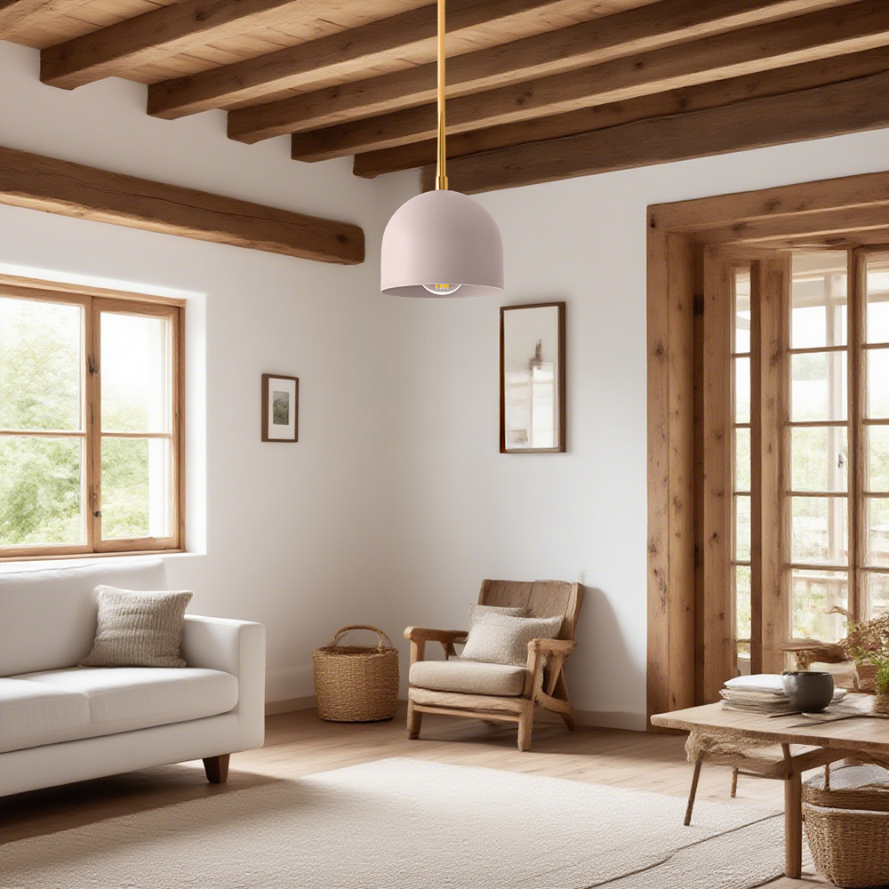Suspension Farmhouse – Suspension Vanity avec dôme coloré