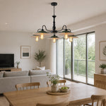 Bild in Gallery-Viewer laden, Green Enamel Industrial Chandelier