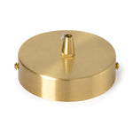 Charger l'image dans la visionneuse de galerie, brass canopy detail for vintage French ruffled glass lamp