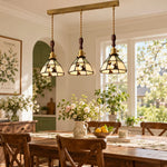 Charger l'image dans la visionneuse de galerie, Cat and Butterfly Stained Glass Pendant Light