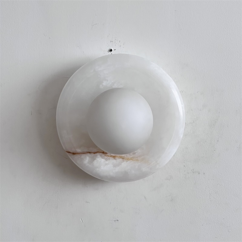 Applique Orli en jade blanc