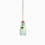 Charger l&#39;image dans la visionneuse de galerie, Suspension en verre soufflé à la main - Fer bonbon coloré, couleurs mélangées, pour l&#39;intérieur
