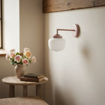 Charger l&#39;image dans la visionneuse de galerie, Opalume Glass Vanity Light - Vintage Inspired Bathroom Wall Lighting
