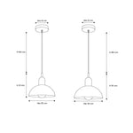 Load image into Gallery viewer, Aurora Nordic Colorful Bowl Pendant Light