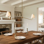 Charger l'image dans la visionneuse de galerie, Fibura Modern Fabric or Pleated Shade Chandelier for Traditional Dining Room