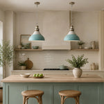 Load image into Gallery viewer, industrial dome pendant light scene and detail