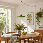 Load image into Gallery viewer, Acrylic Disc Plug-In Pendant Light