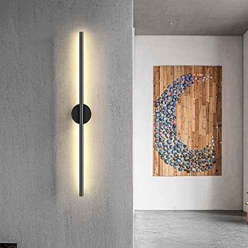 Lámpara de Pared Moderna de Aluminio Negro