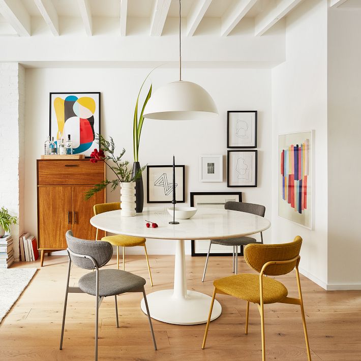 Parvion Metal Dome Pendant Light – Minimalist Modern Kitchen Fixture