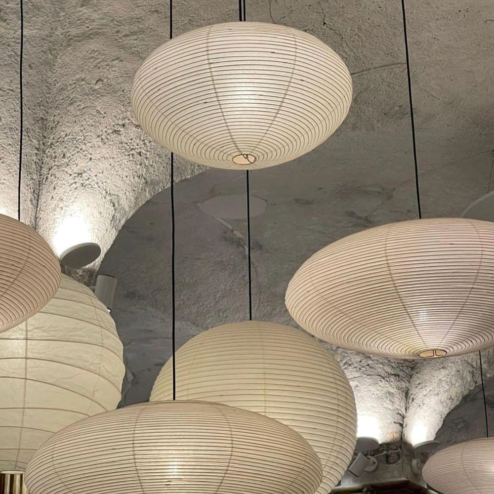 Mulberry Paper Plug-In Pendant Light
