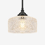 Charger l'image dans la visionneuse de galerie, Vintage Adjustable Glass Pendant Light