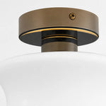 Bild in Gallery-Viewer laden, French Bauhaus Glass Flush Mount Ceiling Light, 20 cm