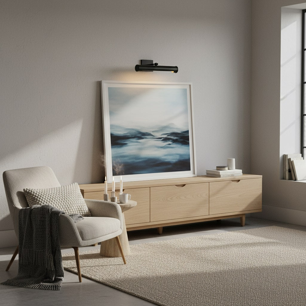 Modo Picture Light - Classic Arch Design Brass Art Light for Gallery Wall