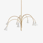 Bild in der Galerieansicht laden, Bellina Modern Blooming Flower Chandelier – Soft Ambient Lighting for Contemporary Spaces
