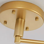 Load image into Gallery viewer, Brushed gold ceiling canopy detail