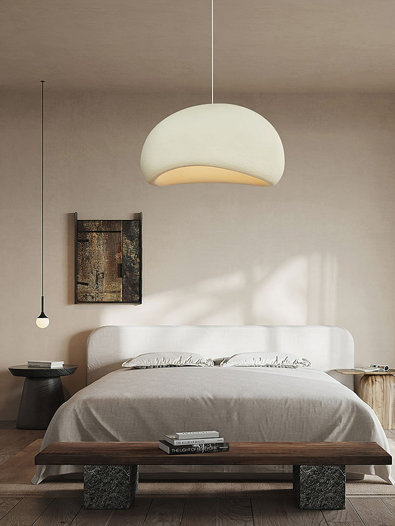 Sculptural Polystyrene Plug-In Pendant Light