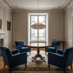 Cargar imagen en el visor de la Galería, Lámpara Colgante Orbina UFO de Cinta – Diseño Escultural de Disco para Sala de Estar N61