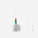 Bild in Gallery-Viewer laden, Colorful Beaded Glass Plug-In Pendant