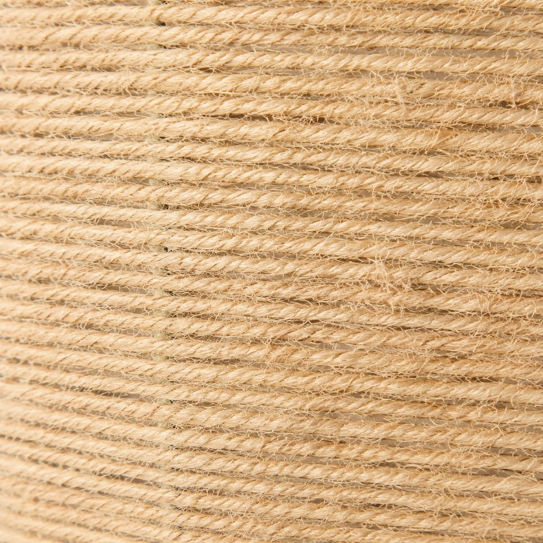 Suspension sphérique en fibres naturelles tressées à la main