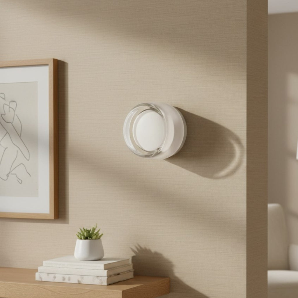 LumiCurve Moderne Aufputz-Wandlampe – Stilvolles Acryl-Design für Wohnzimmer oder Flur N15