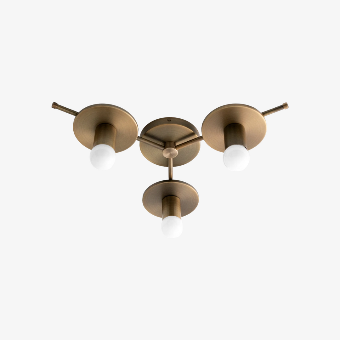 Radiro Globe Colorful Ceiling Light-3 Light Minimalist Fixture