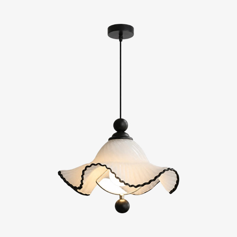Cazelle French Vintage Wave Pendant Light – Soft Ambient Pendant Lamp for Interiors