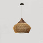 Load image into Gallery viewer, Harp Braided Rattan Pendant Lamp
