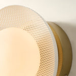 Load image into Gallery viewer, Elorina Bowl Wall Sconce – Elegant Brass And Glass Round Wall Fixture
