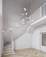Bild in Gallery-Viewer laden, Rounded Brass Glass Plug-In Pendant Light