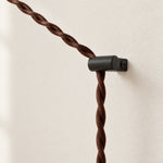 Charger l'image dans la visionneuse de galerie, Chevron Green Glass Plug-In Swag Pendant