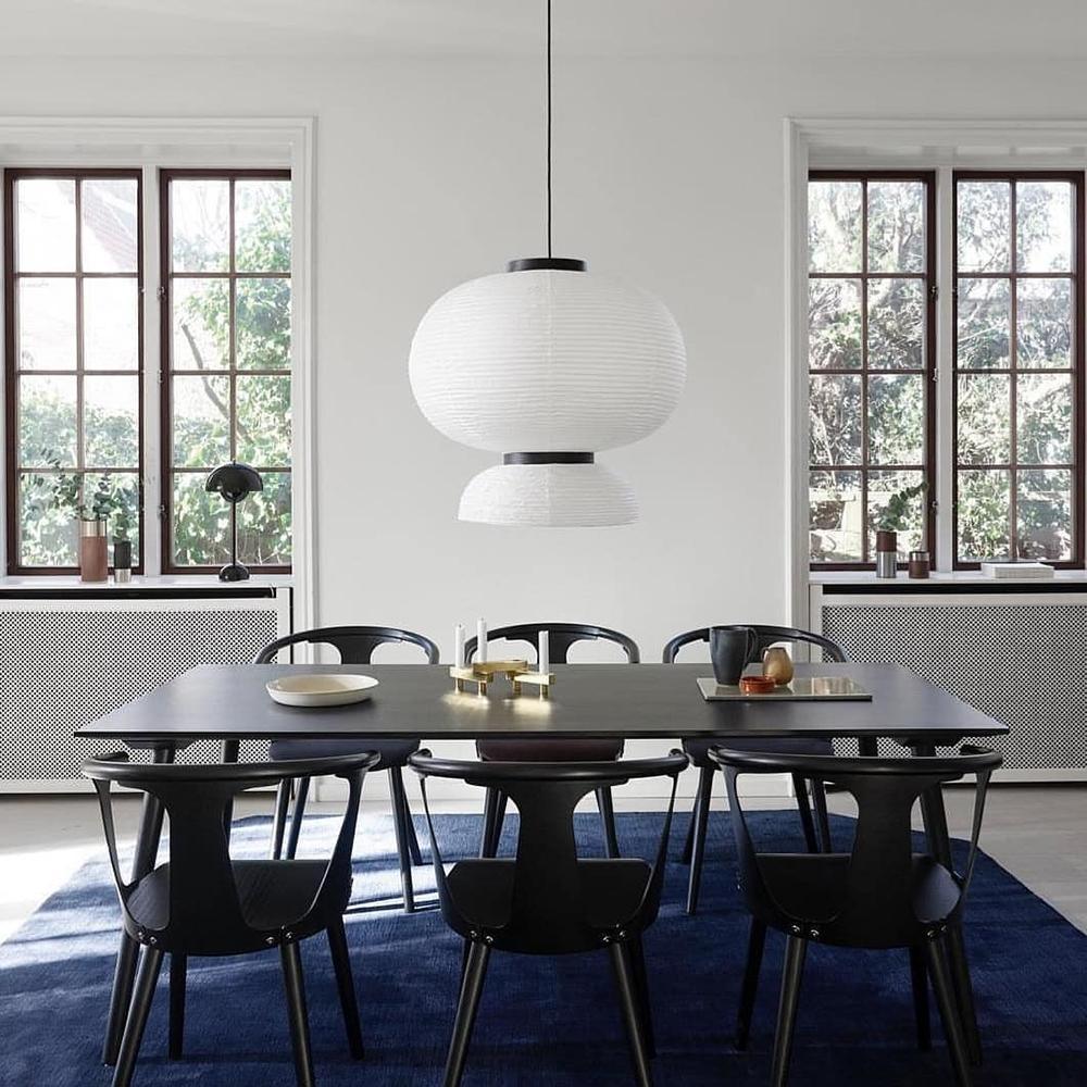 Rounded Layered Paper Plug-In Pendant