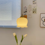 Load image into Gallery viewer, Brass Resin Petal Plug-In Pendant