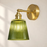 Load image into Gallery viewer, Nordic Brass Colored Glass Wall Lamp