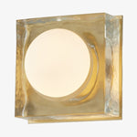 Cargar imagen en el visor de la Galería, Aplique de Pared de Vidrio Ópalo Vellaro - Iluminación Minimalista Moderna para Cocina