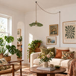 Load image into Gallery viewer, Petal Glass Plug-In Pendant