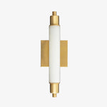 Load image into Gallery viewer, Ornato Luxe Modern Vanity Sconce - Art Deco Wall Light with Cylinder Shade
