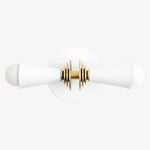 Cargar imagen en el visor de la Galería, Pyralis Cone Art Deco Wall Light - Multi-Directional Sconce for Vanity or Wall
