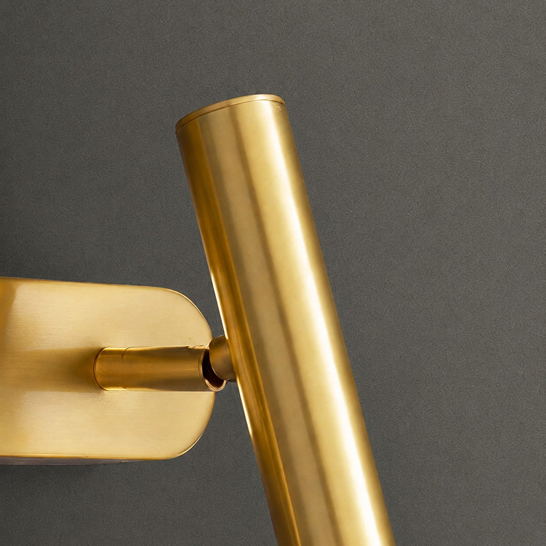 Adjustable side joint and brass spotlight tube