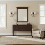 Cargar imagen en el visor de la Galería, Aplique de Pared Doble Clásico Moderno Roven con Brazos Curvos y Pantallas de Tela para Dormitorio y Pasillo